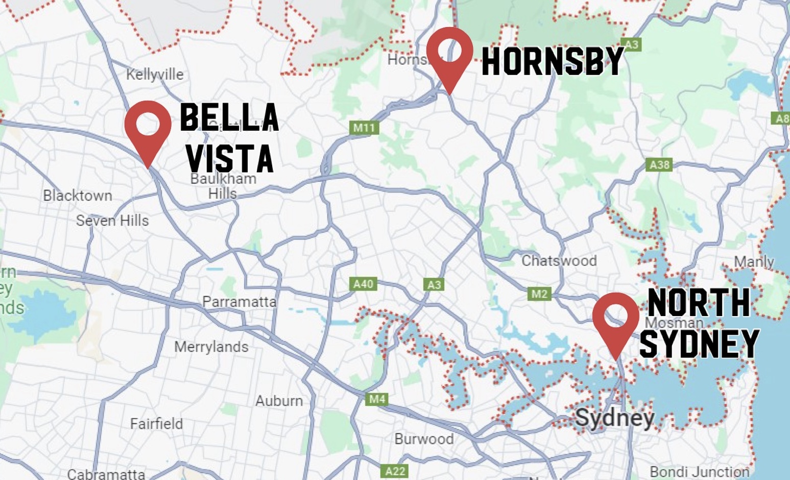 Dr Golani Sydney Locations